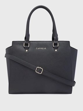 Caprese Rima Medium Black Tote Bag