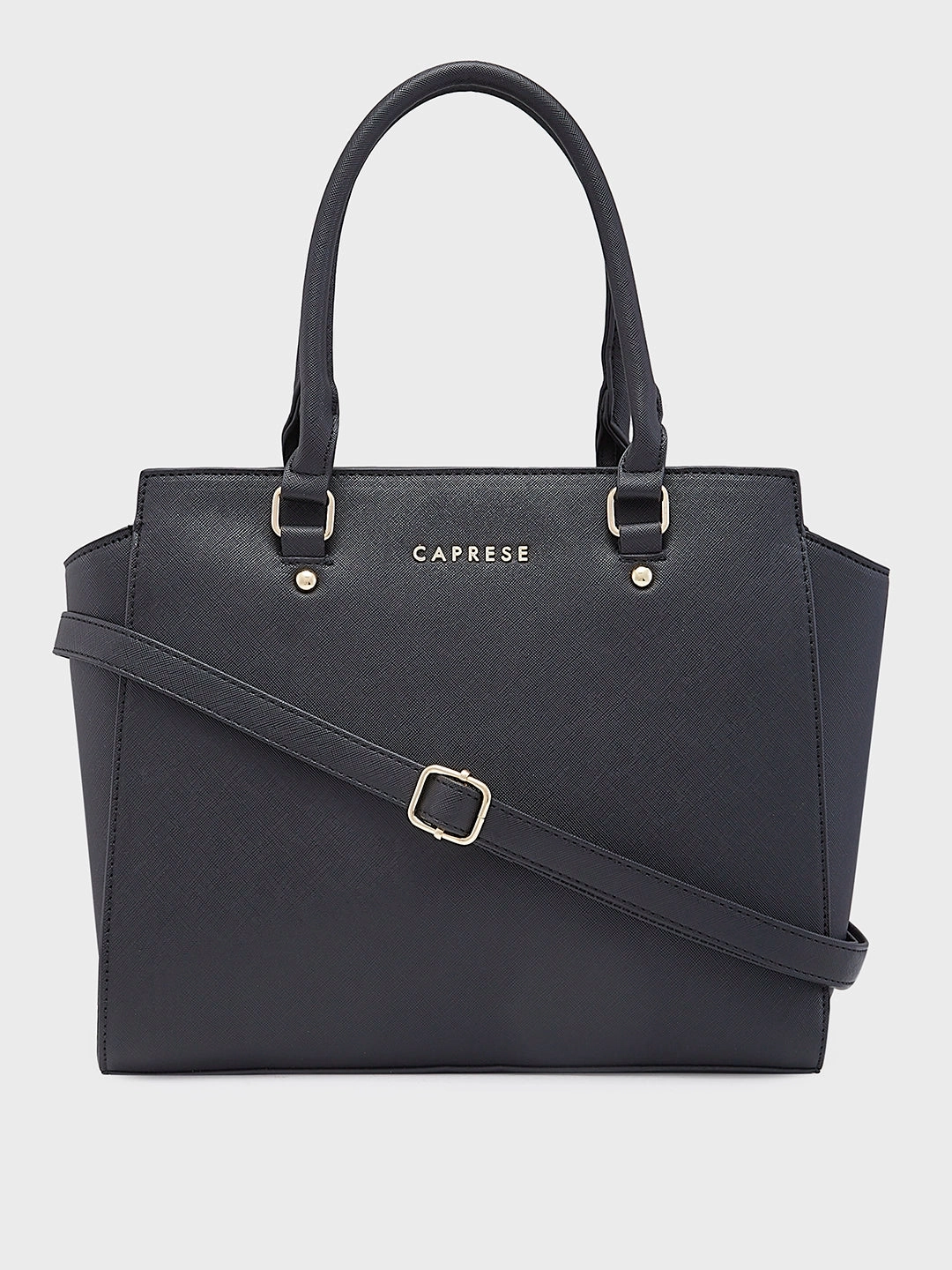 Caprese Rima Medium Black Tote Bag
