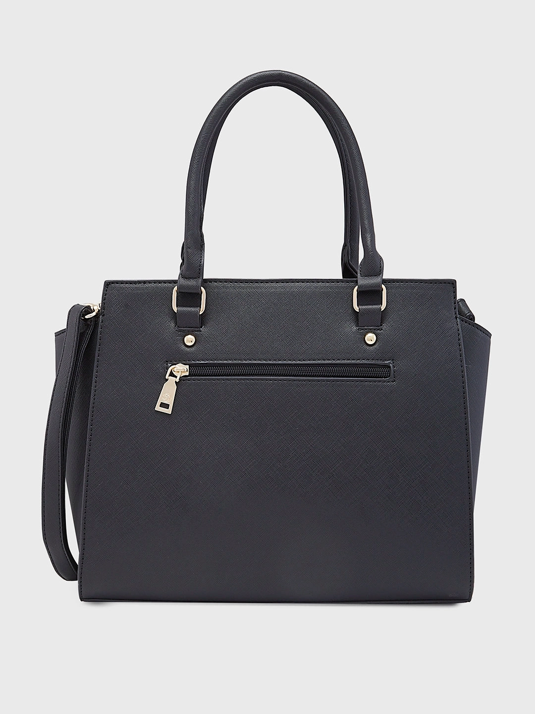 Caprese Rima Medium Black Tote Bag