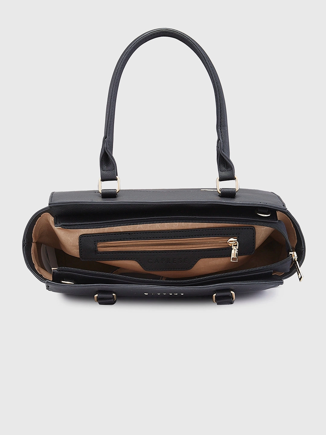 Caprese Rima Medium Black Tote Bag