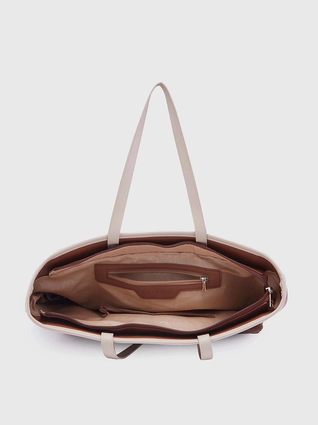 Caprese Roberta Large Brown Tote Bag