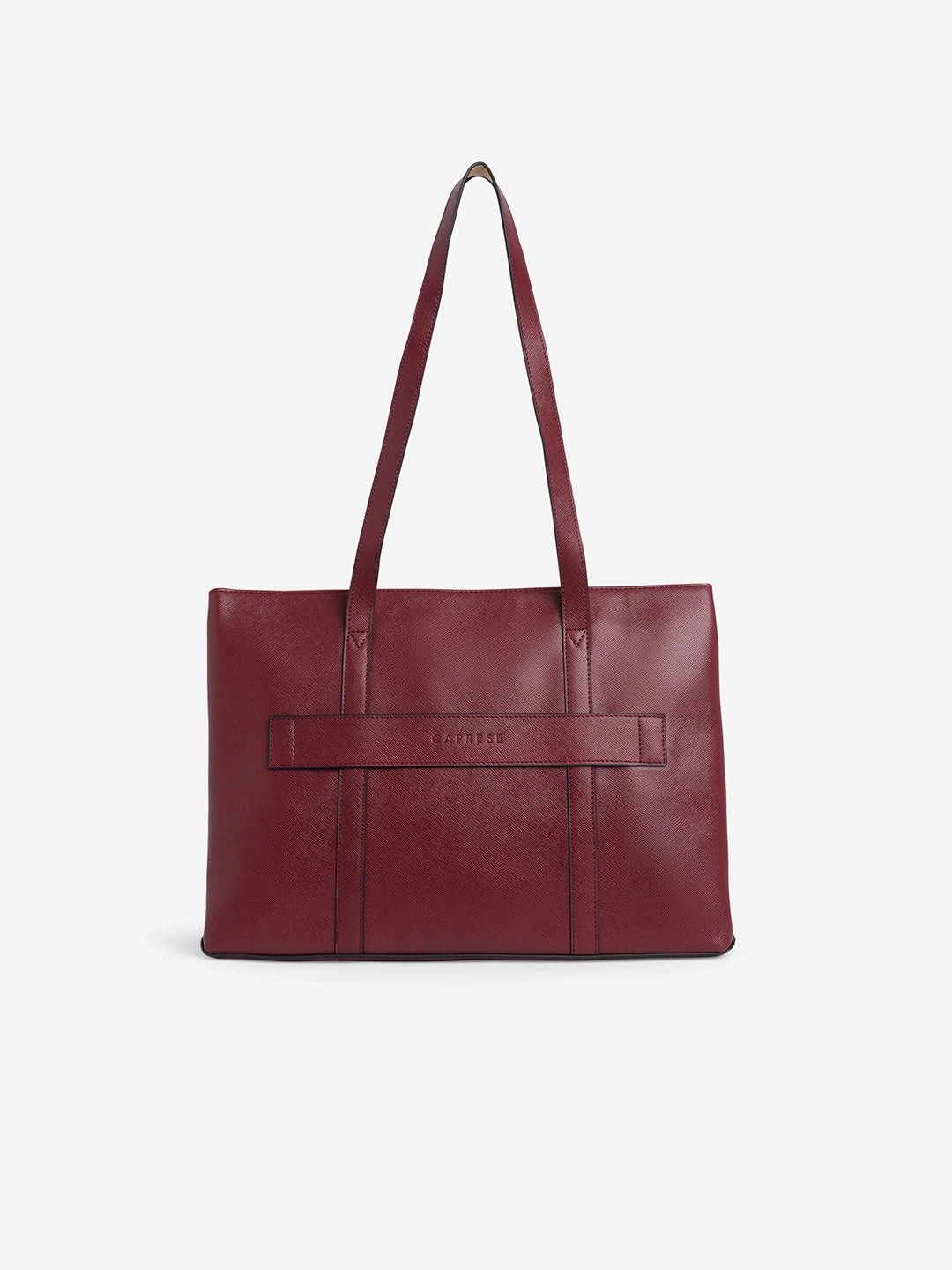 Caprese Roma Large Red Tote Bag