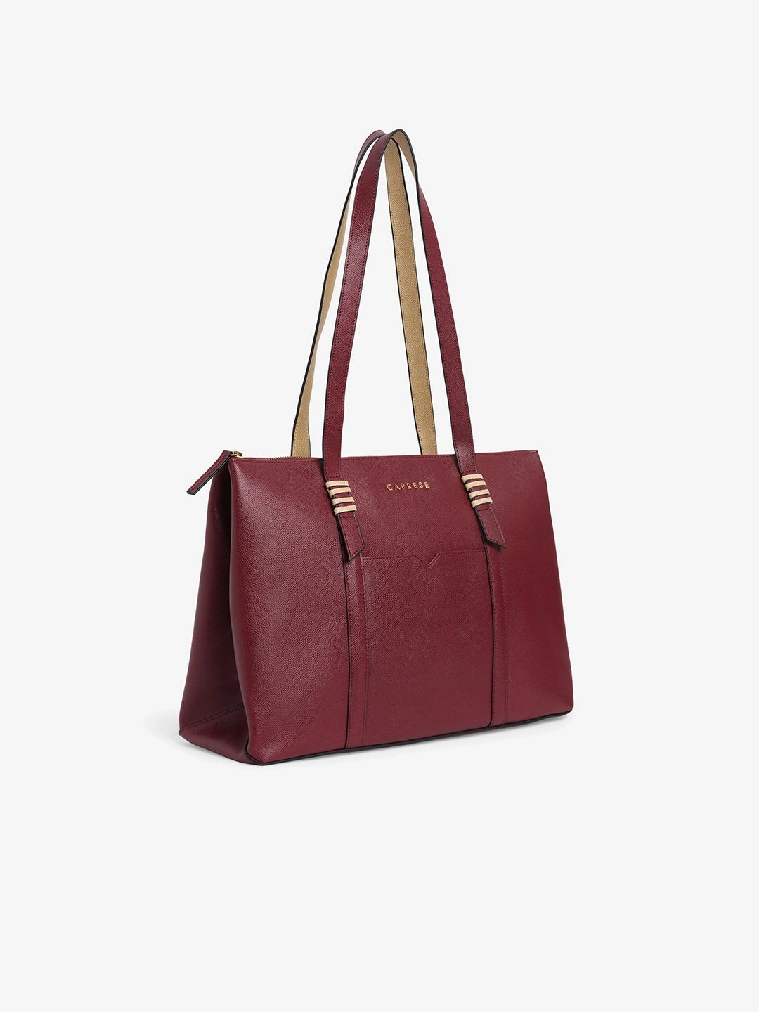 Caprese Roma Large Red Tote Bag