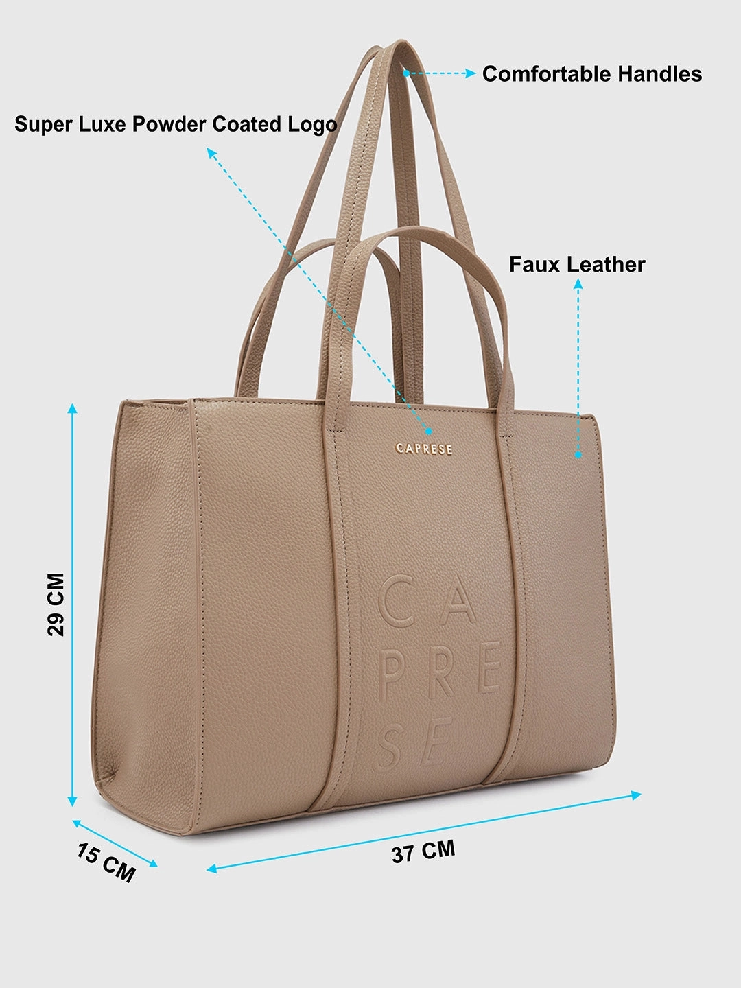 Caprese Roni Medium Brown Tote Bag