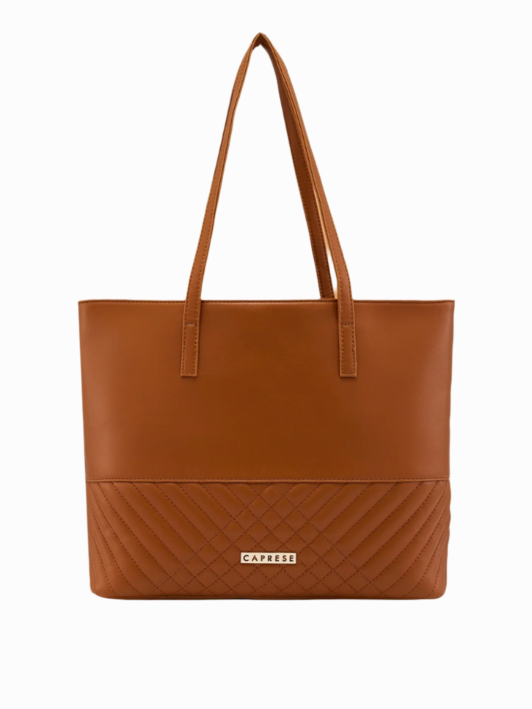 Caprese Serene Medium Tan Tote Bag