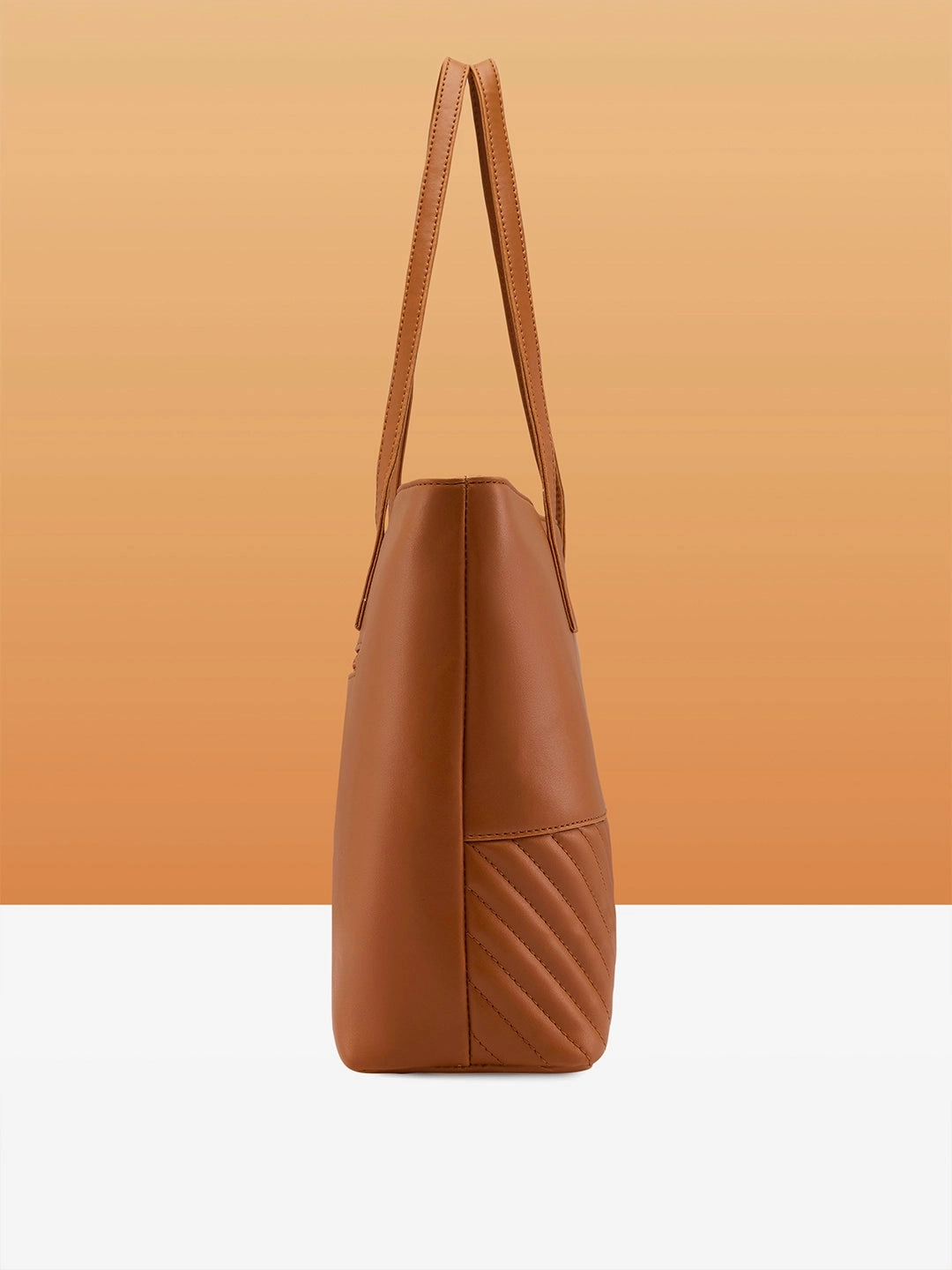 Caprese Serene Medium Tan Tote Bag