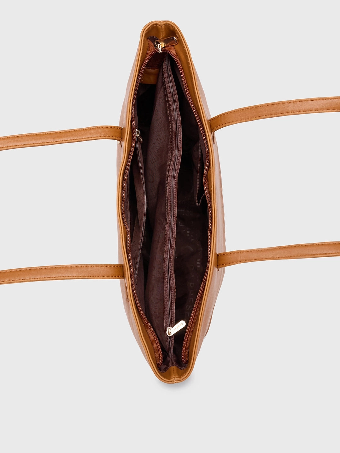 Caprese Serene Medium Tan Tote Bag