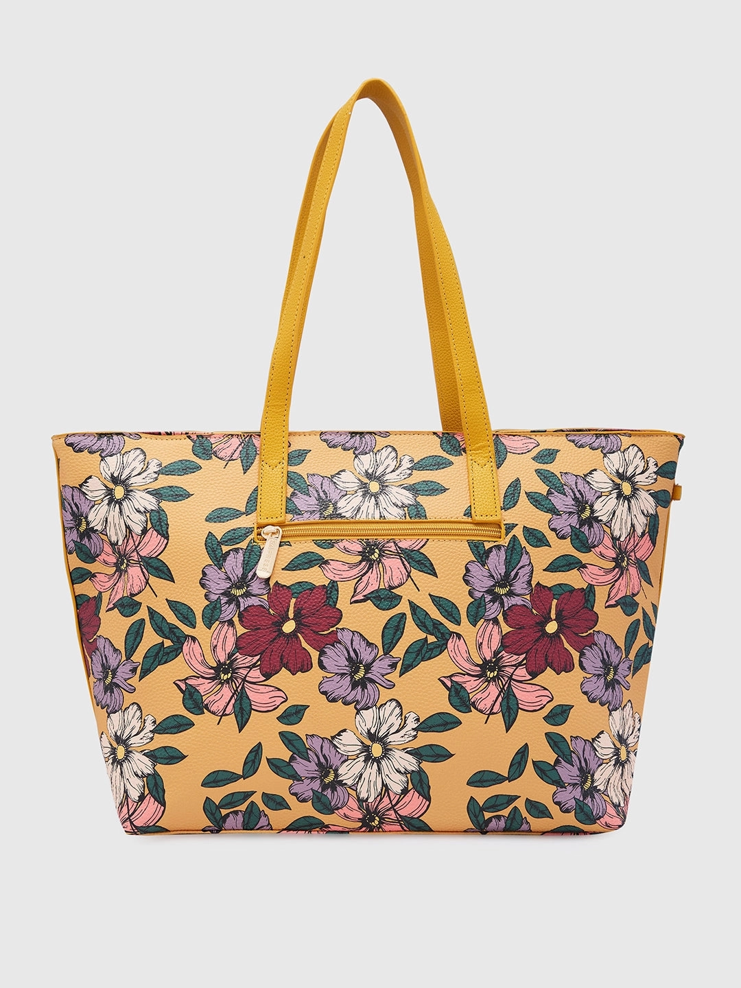 Caprese Vanessa Large Yellow Tote Bag
