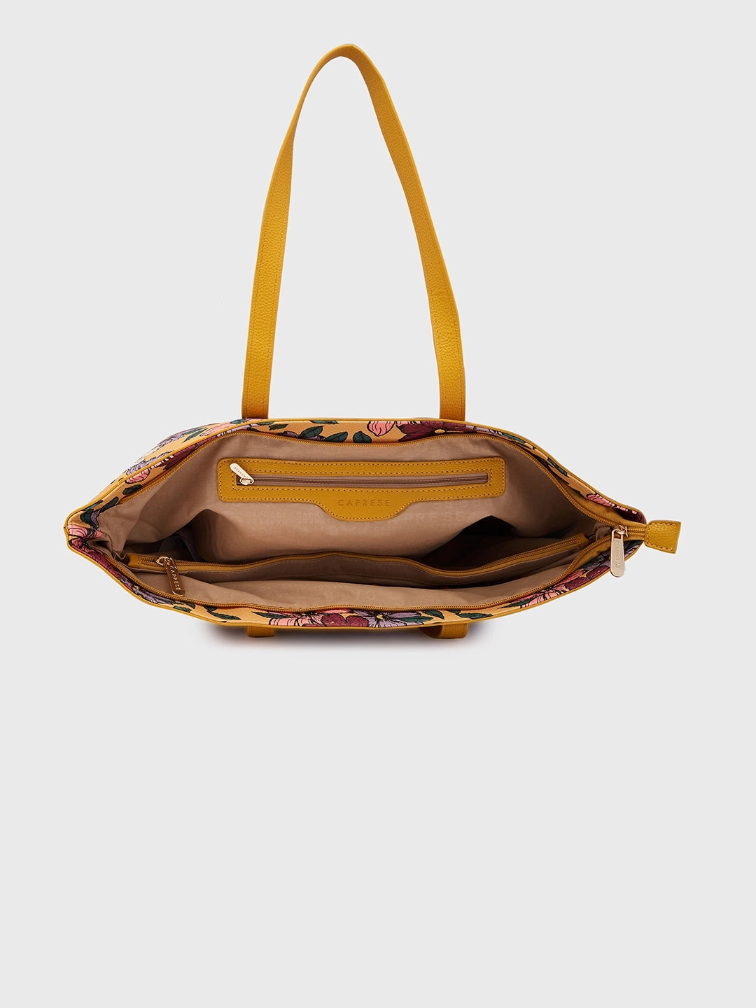 Caprese Vanessa Large Yellow Tote Bag