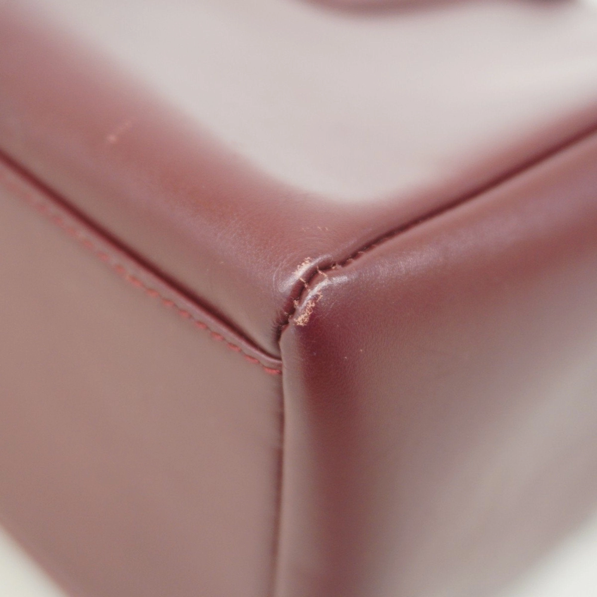 Cartier Leather Shoulder Bag (Pre-Owned)