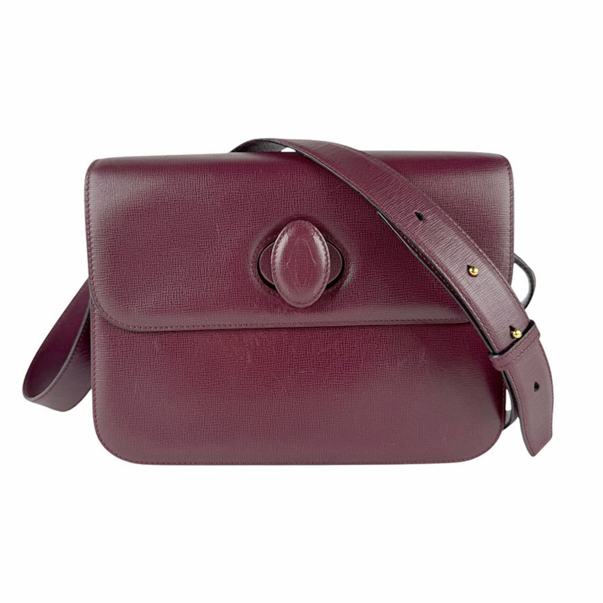 Cartier Leather Shoulder Bag (Pre-Owned)
