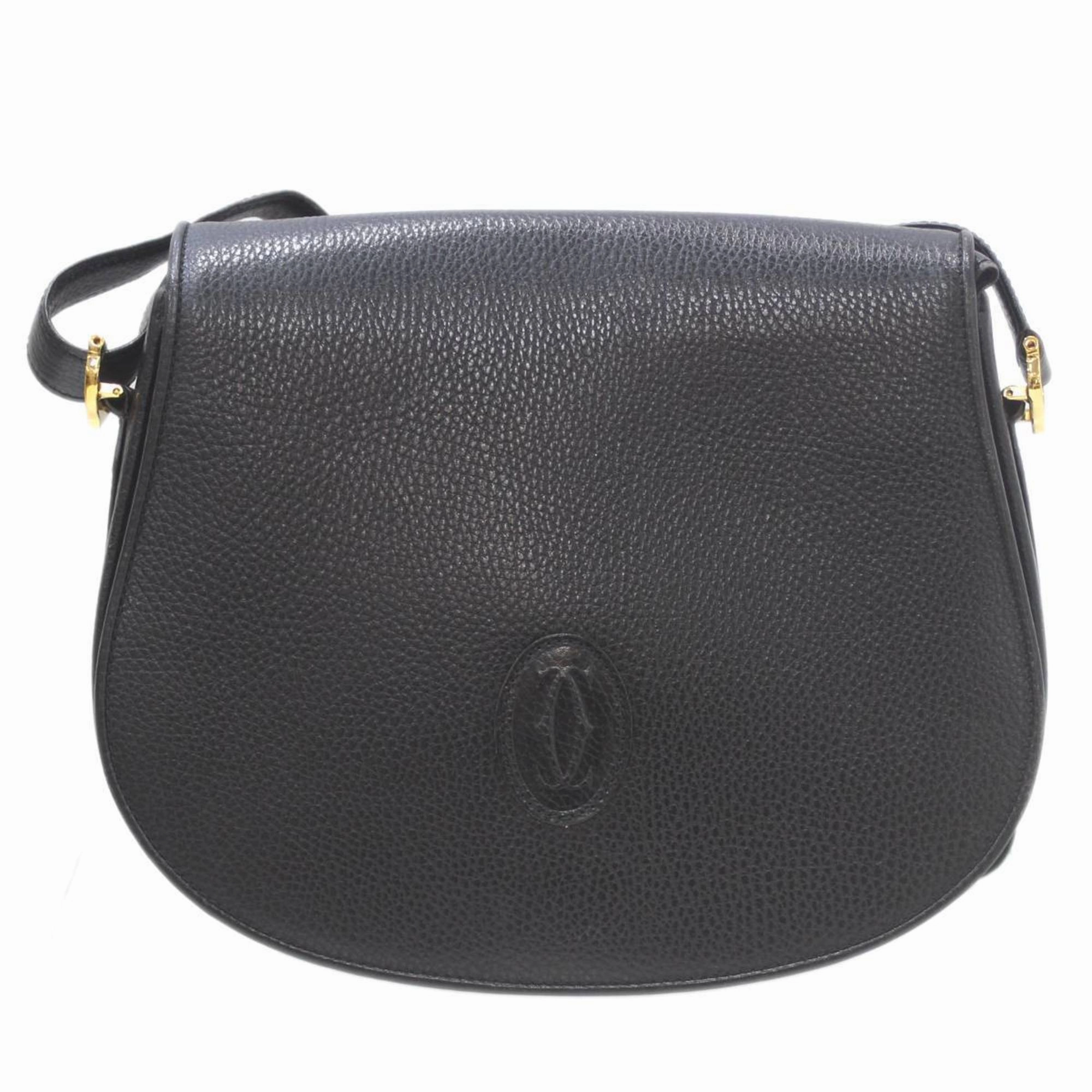 Cartier Must Leather Shoulder Bag (Pre-Owned)