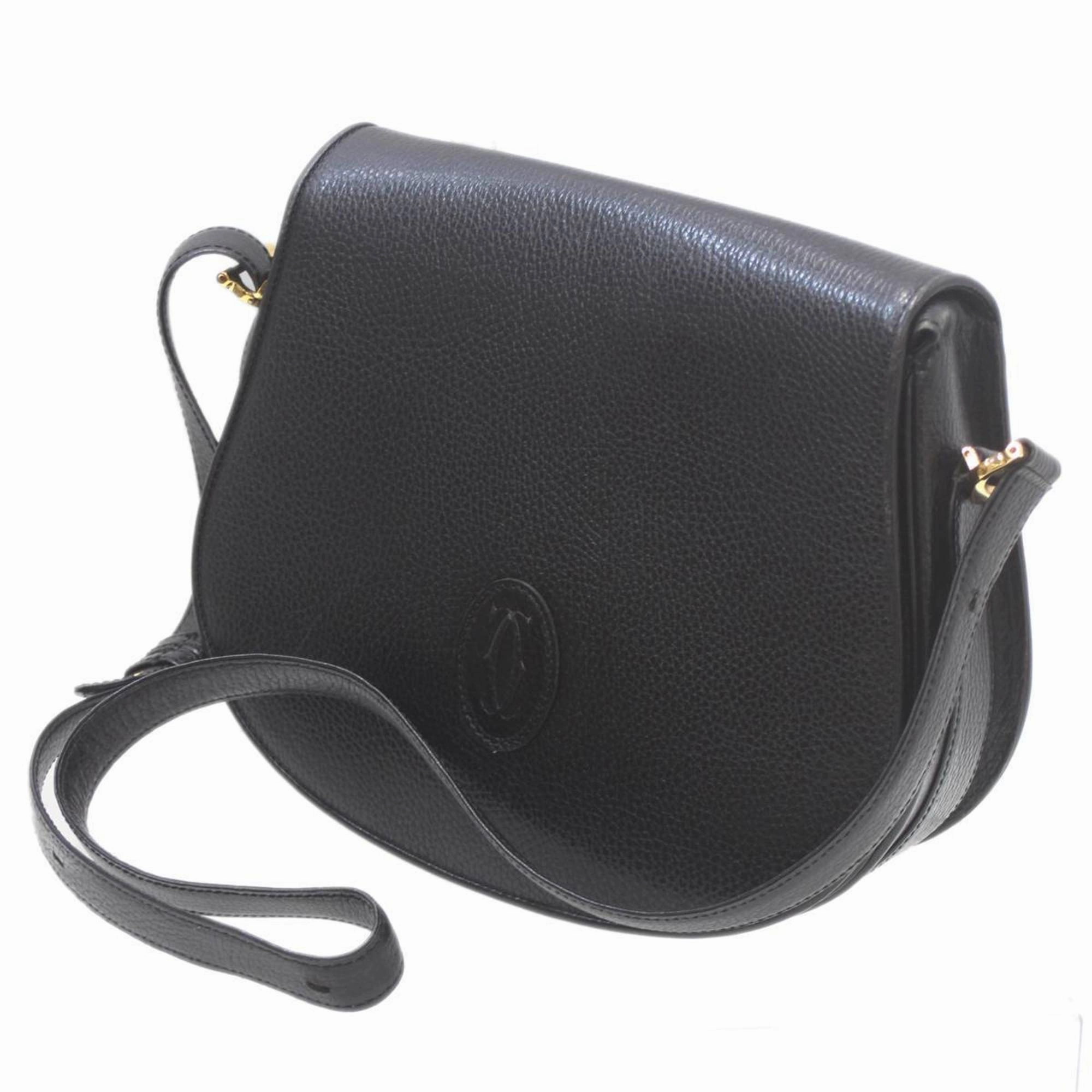 Cartier Must Leather Shoulder Bag (Pre-Owned)