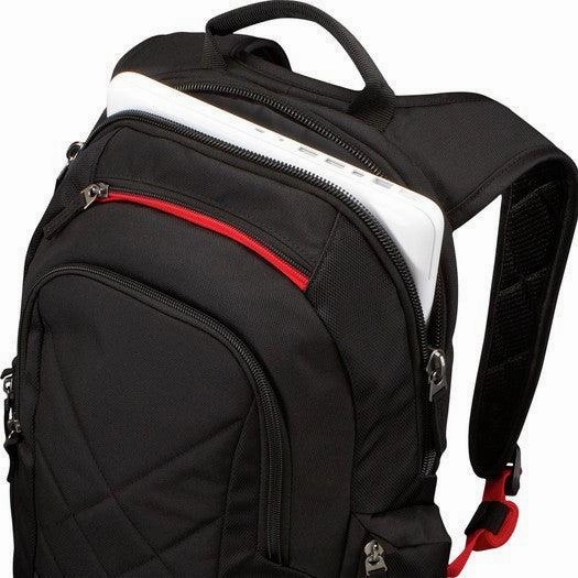 Case Logic Sporty Polyester 14" Backpack DLBP114 - Black