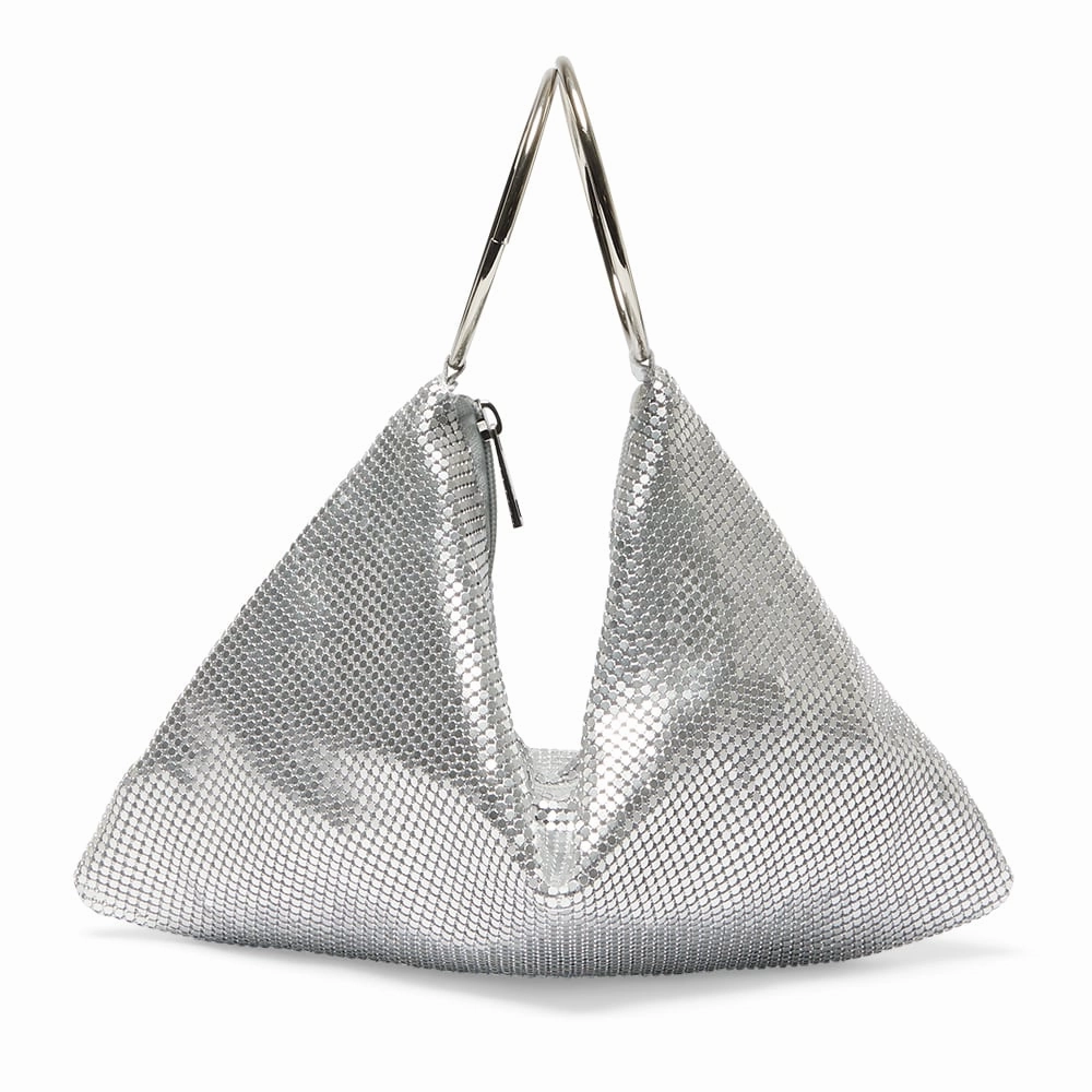 Cass Clutch in Silver