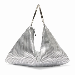 Cass Clutch in Silver