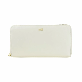 Cavalli Class Elegant White Calfskin Leather Women's Wallet - One Size