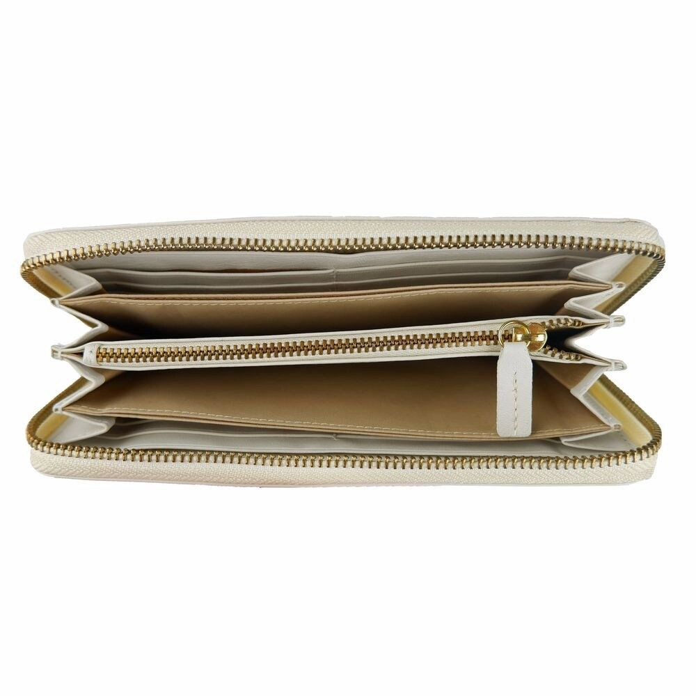 Cavalli Class Elegant White Calfskin Leather Women's Wallet - One Size