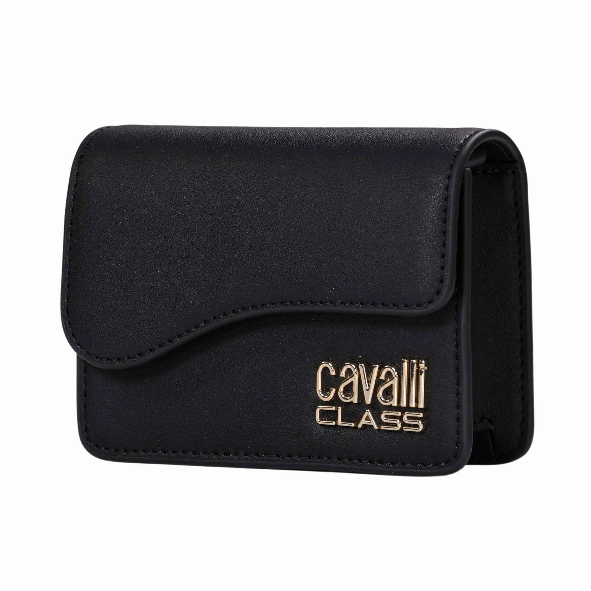Cavalli Class Women's Cortina Black Mini Clutch Hand Bag
