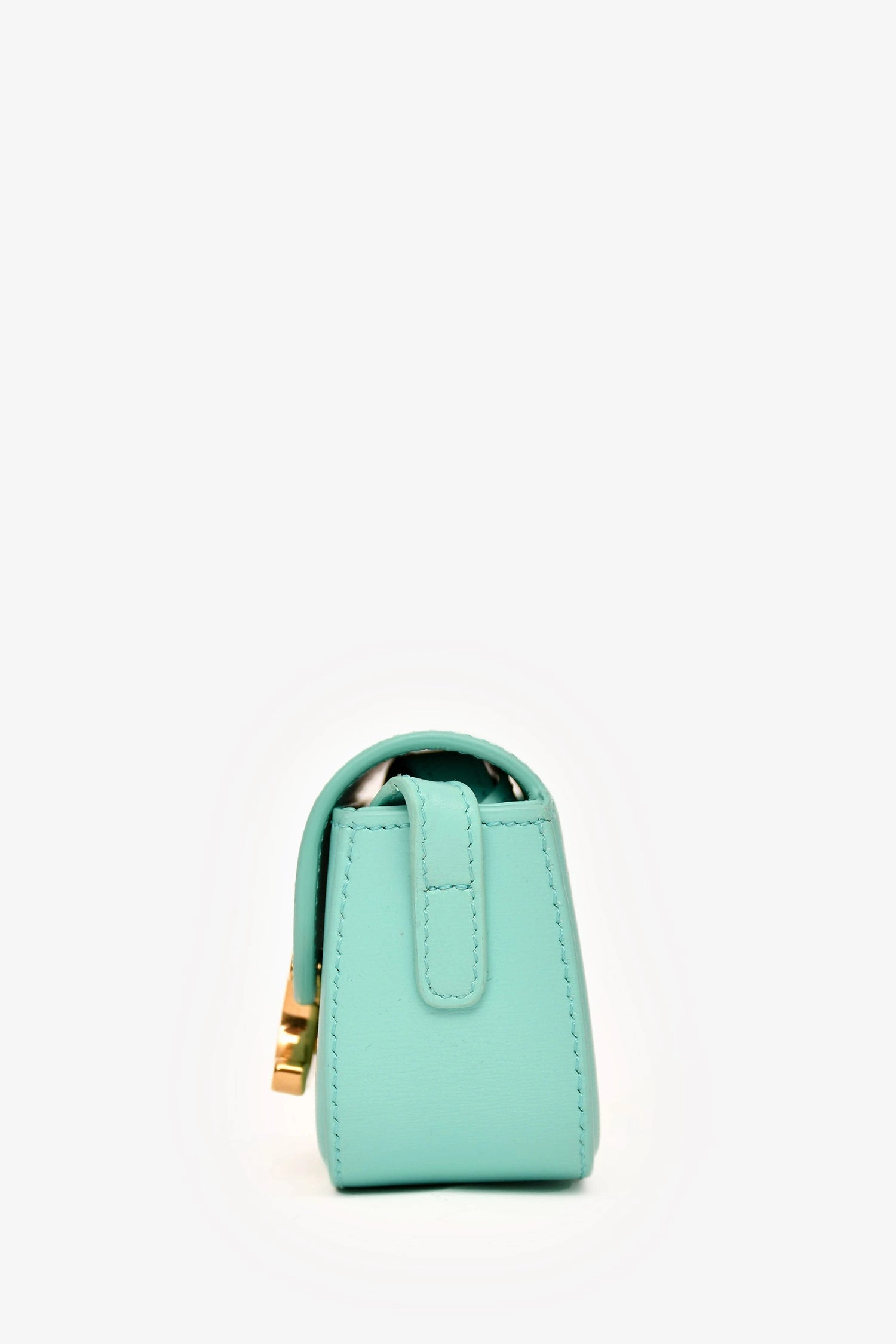 Celine 2021 Teal Leather Mini Claude Crossbody