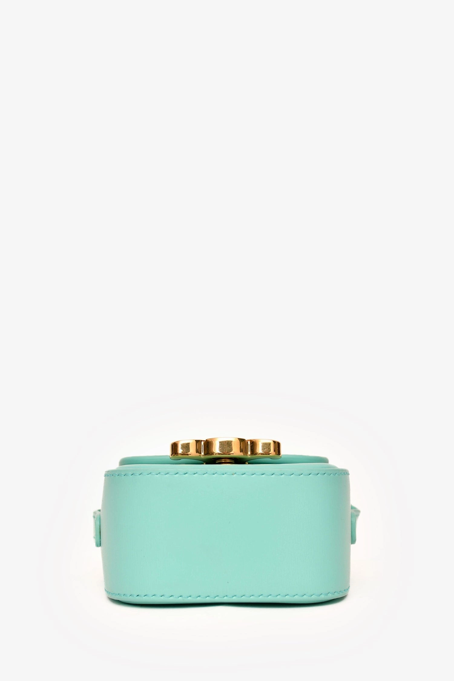 Celine 2021 Teal Leather Mini Claude Crossbody