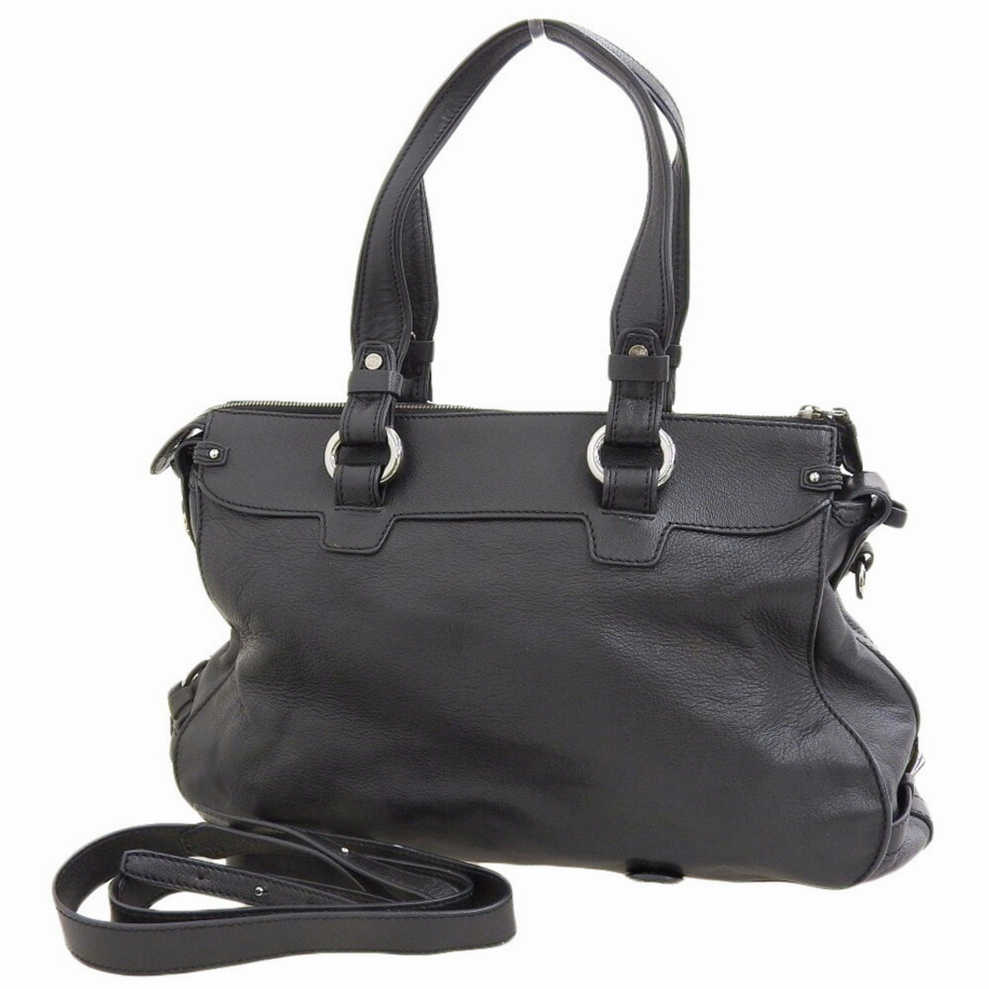 Celine Leather Handbag Shoulder Bag (Pre-Owned)