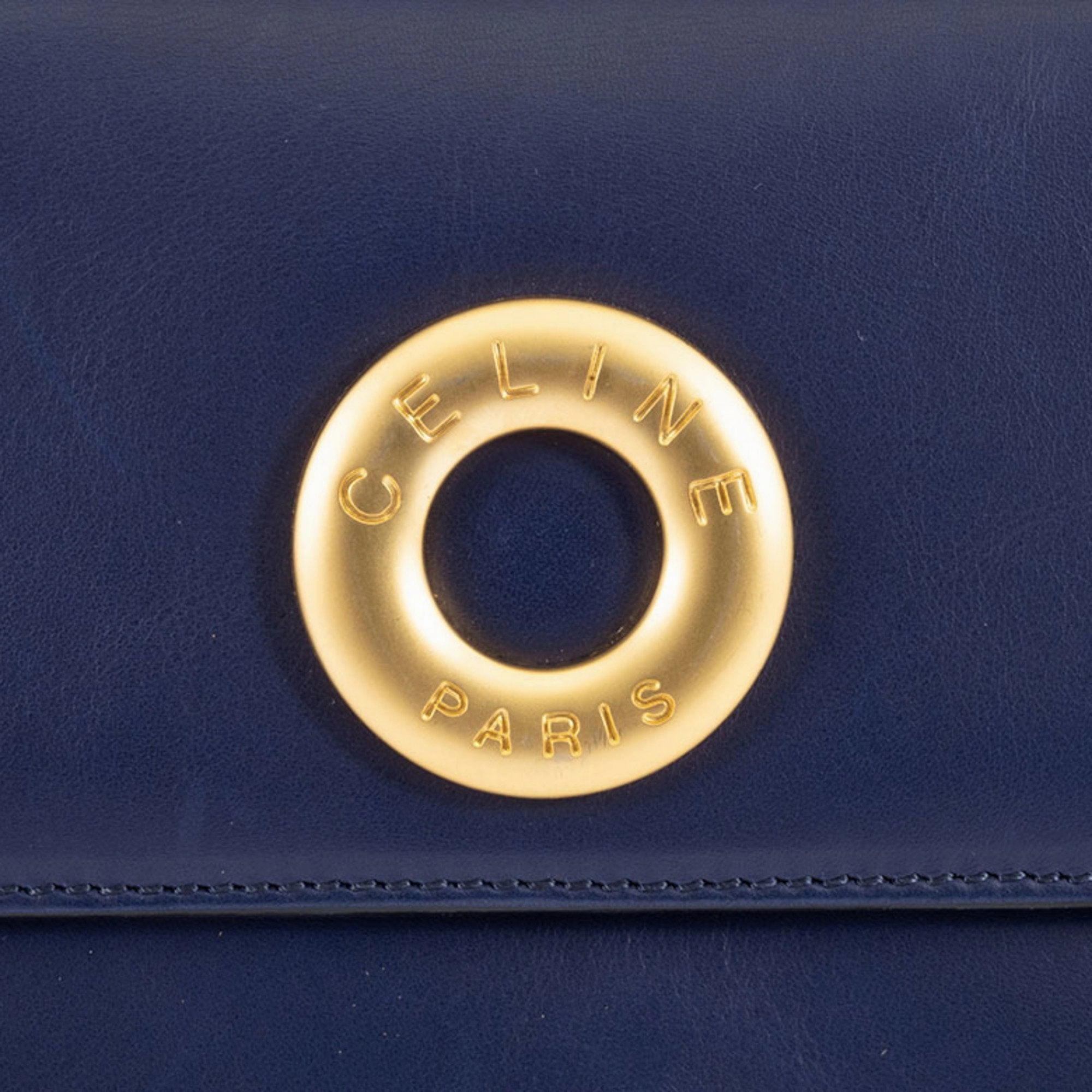Celine Leather Handbag Shoulder Bag (Pre-Owned)