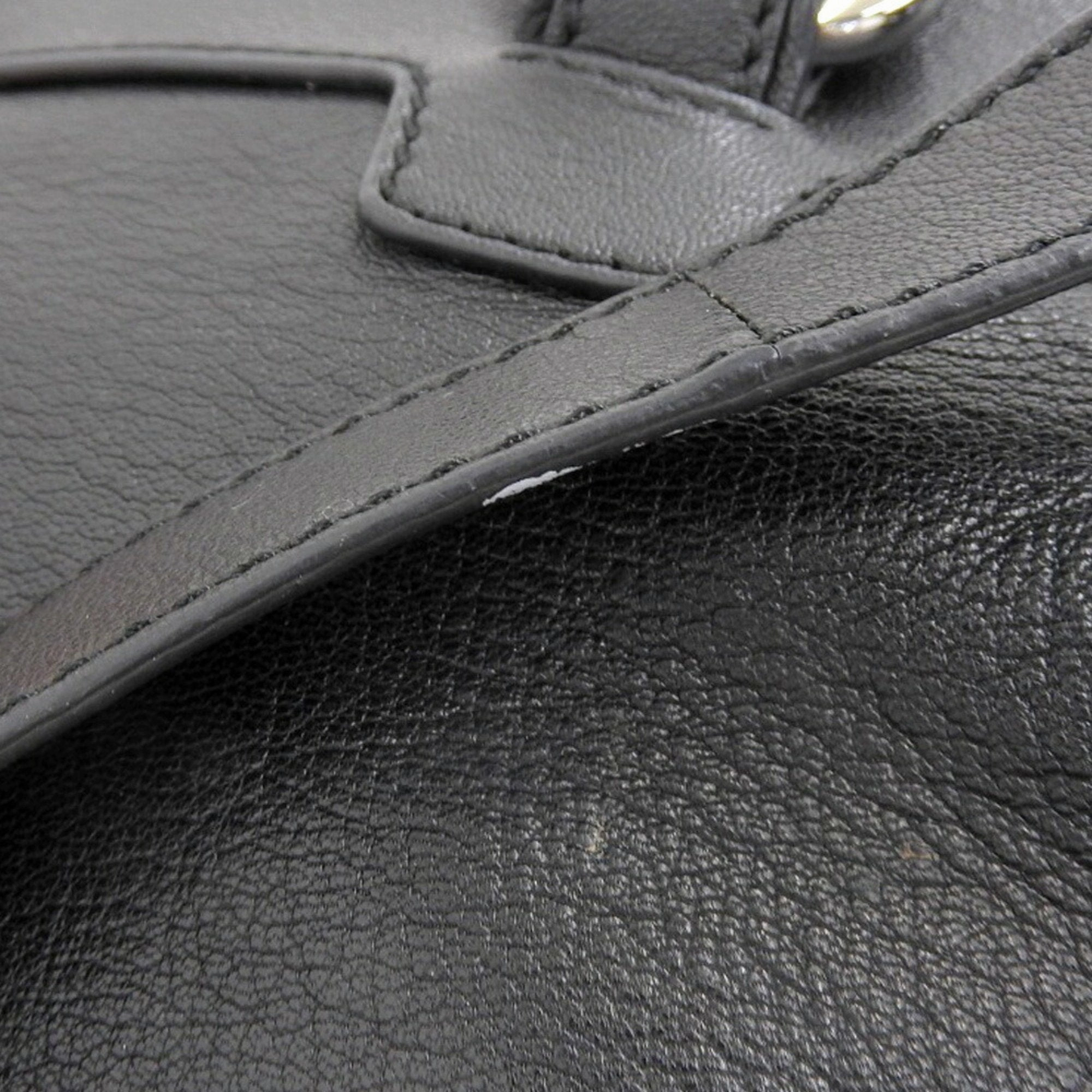 Celine Leather Handbag Shoulder Bag (Pre-Owned)