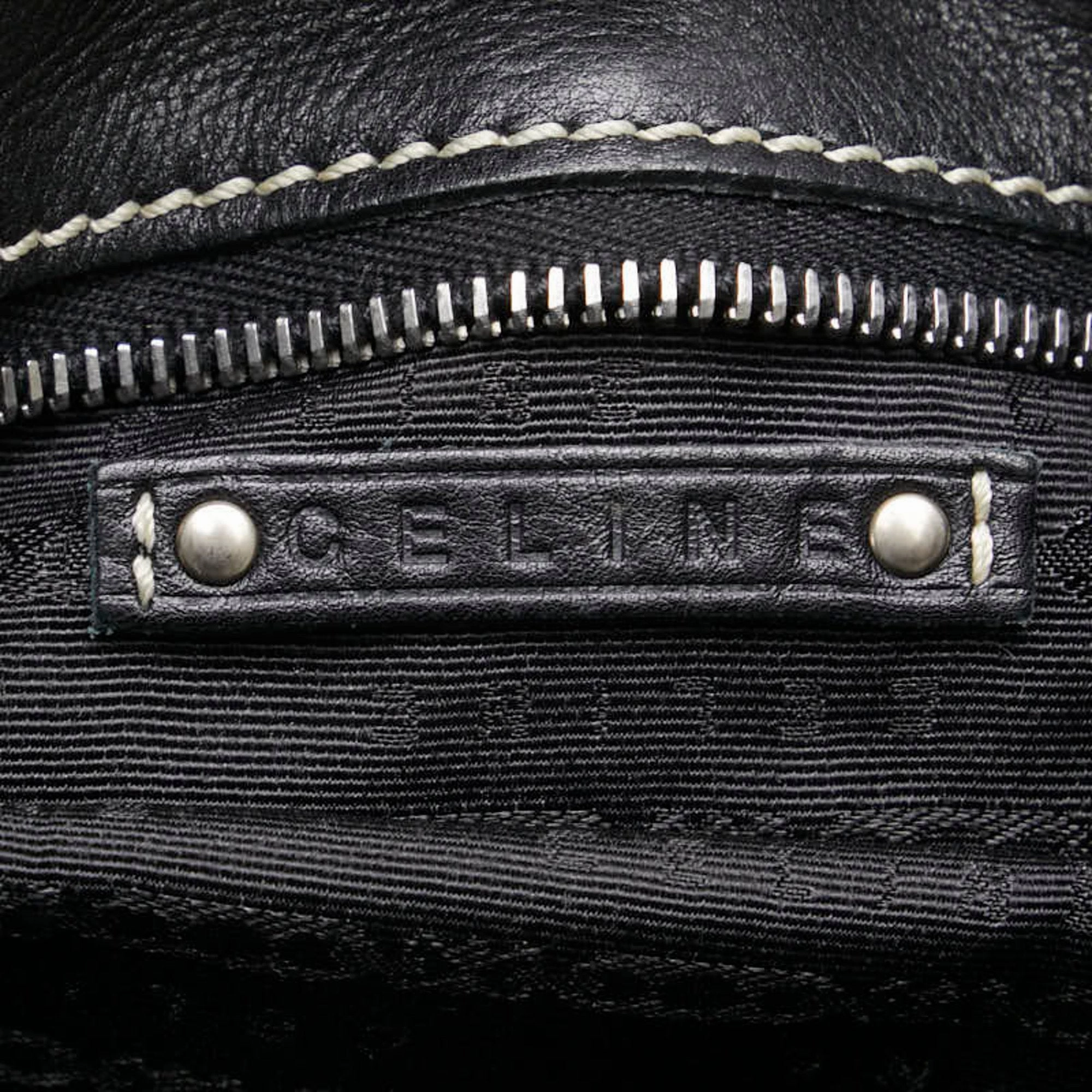 Celine Leather Handbag Tote Bag (Pre-Owned)