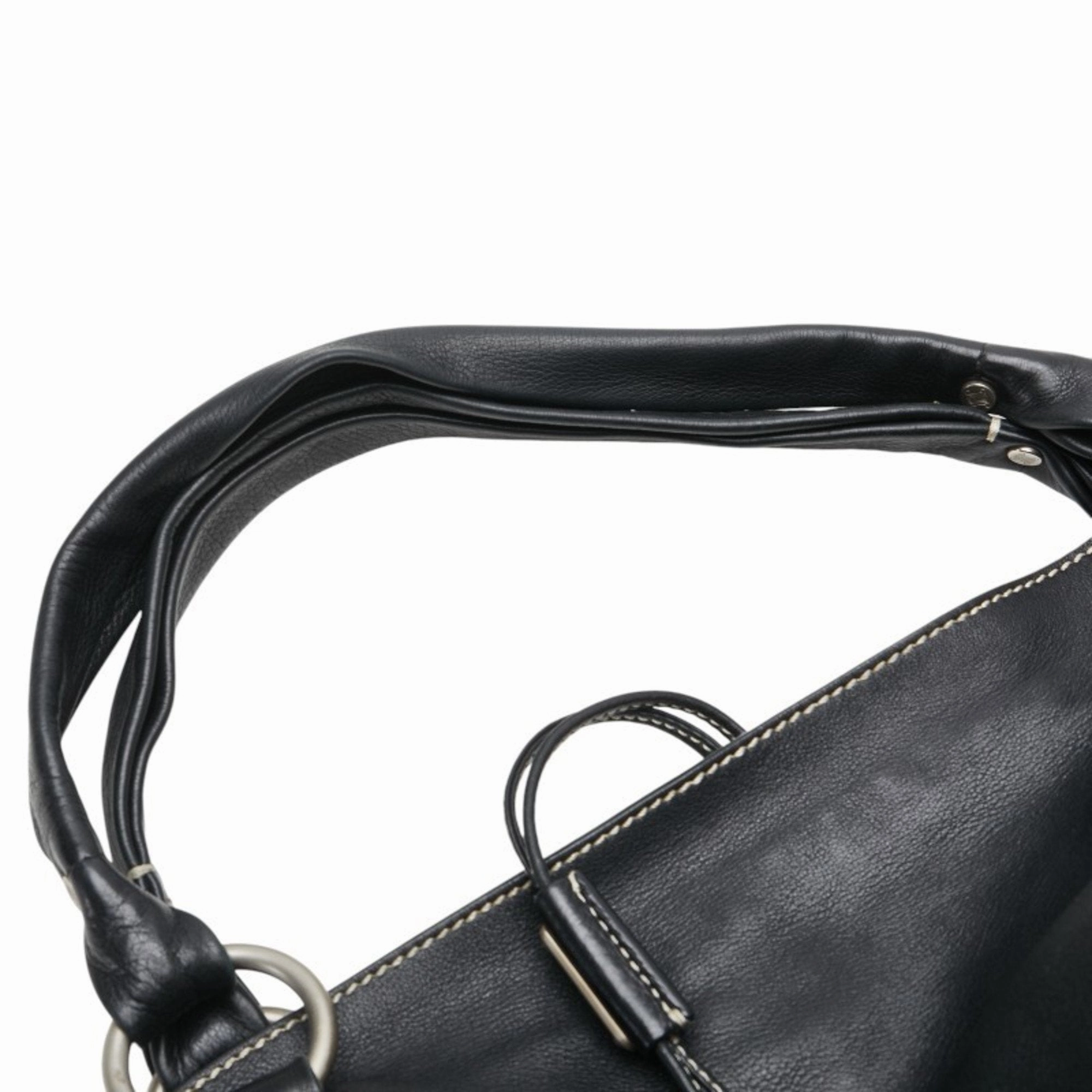 Celine Leather Handbag Tote Bag (Pre-Owned)