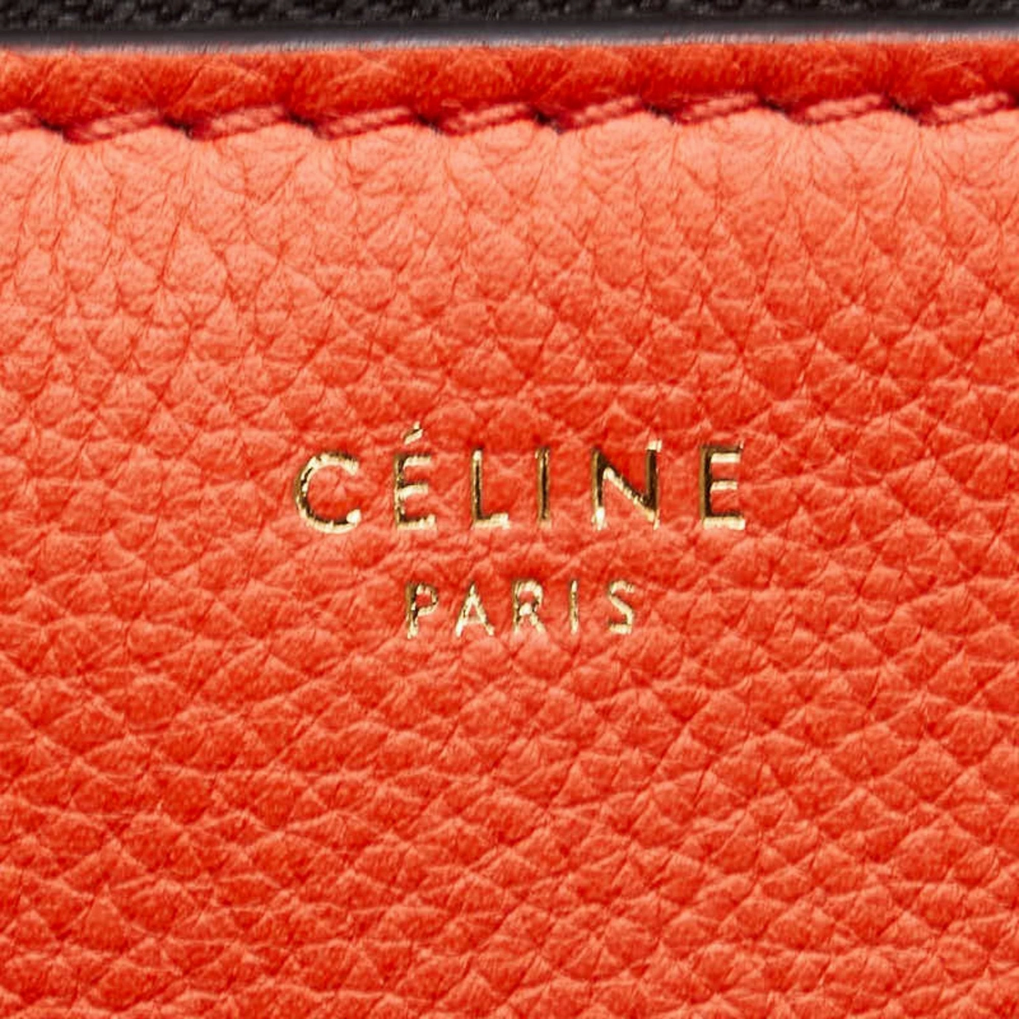 Celine Leather Handbag Tote Bag (Pre-Owned)