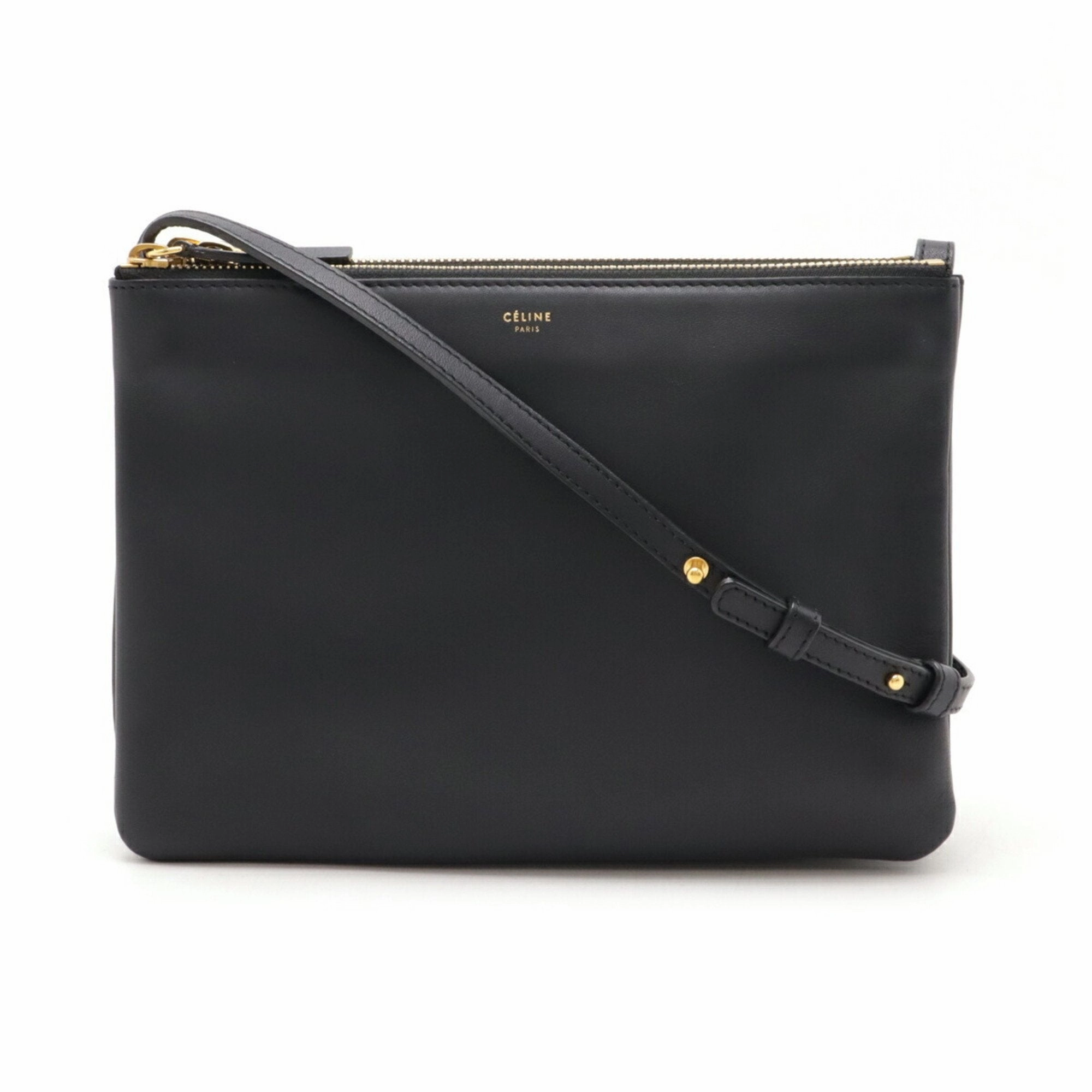 Celine Leather Pochette Shoulder Bag (Pre-Owned)