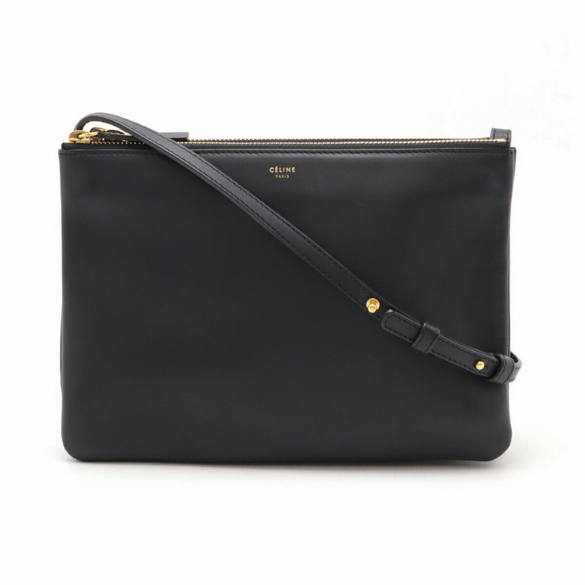 Celine Leather Pochette Shoulder Bag (Pre-Owned)