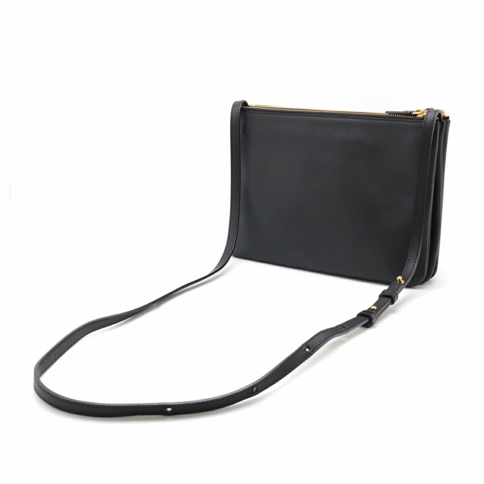 Celine Leather Pochette Shoulder Bag (Pre-Owned)