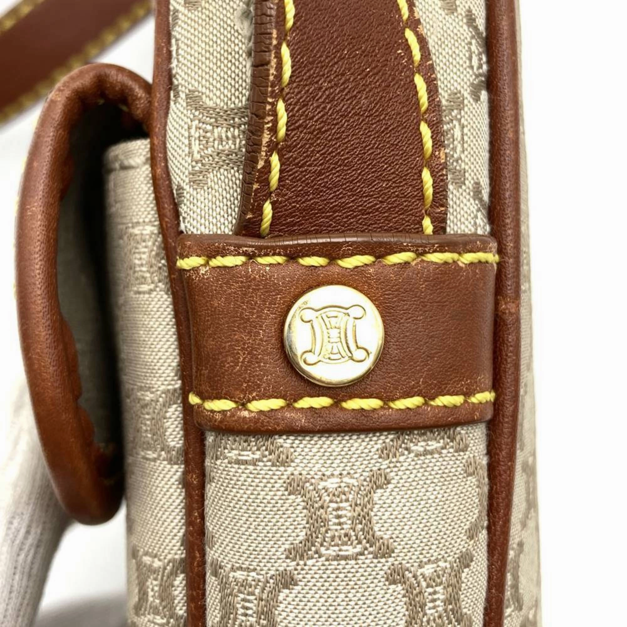 Celine Macadam Canvas Shoulder Bag (Pre-Owned)