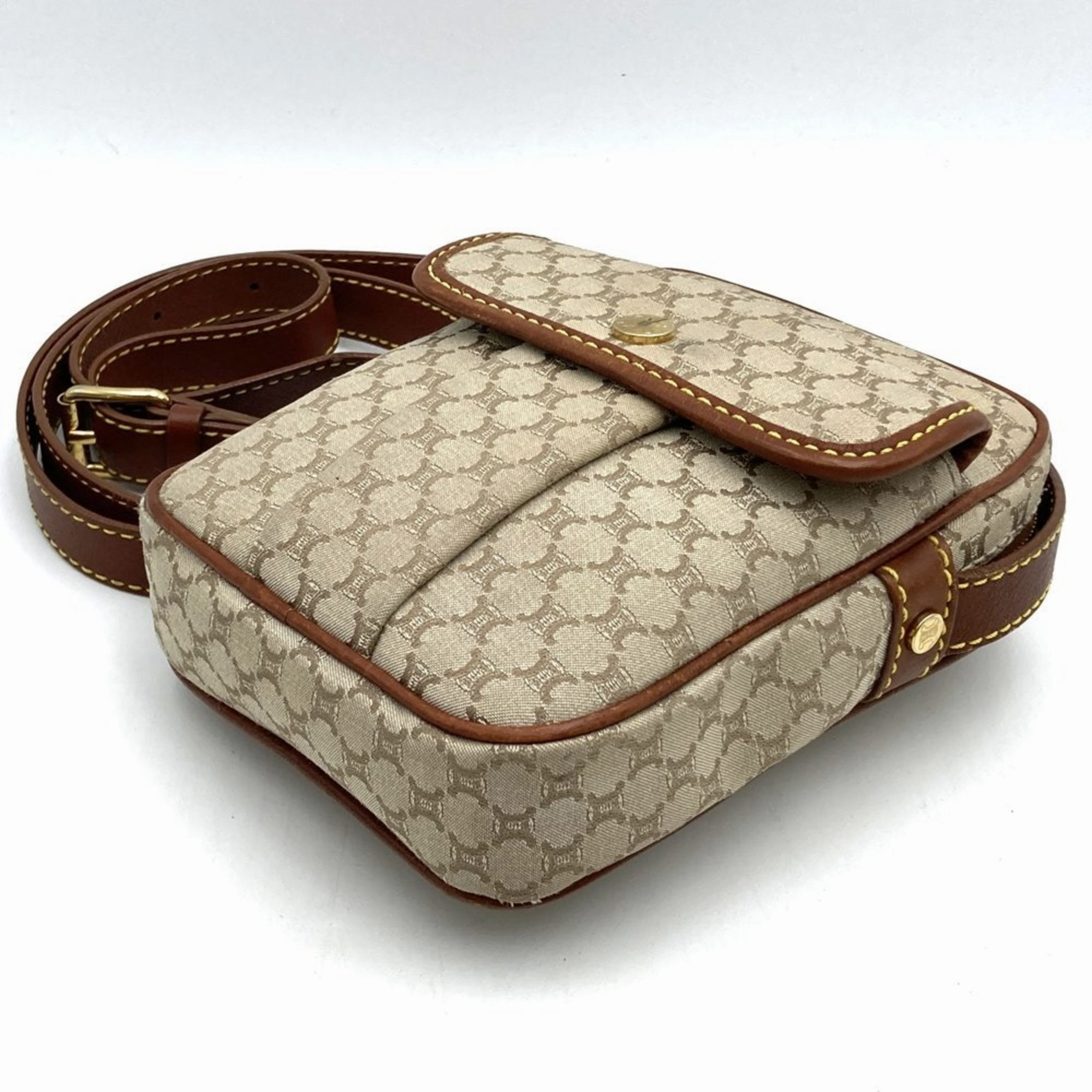 Celine Macadam Canvas Shoulder Bag (Pre-Owned)
