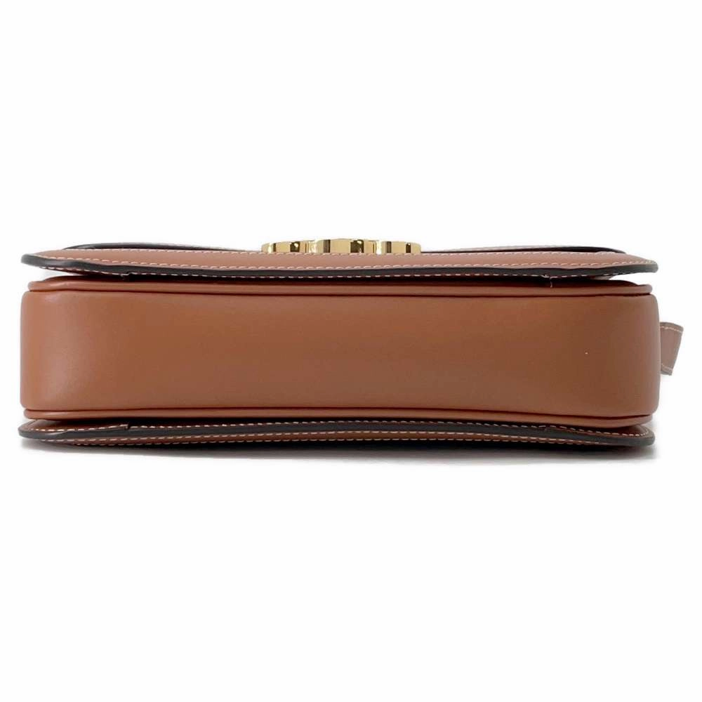 CELINE Teen Triomphe Shoulder Bag Brown191242BZ4.04LU Leather Size Medium