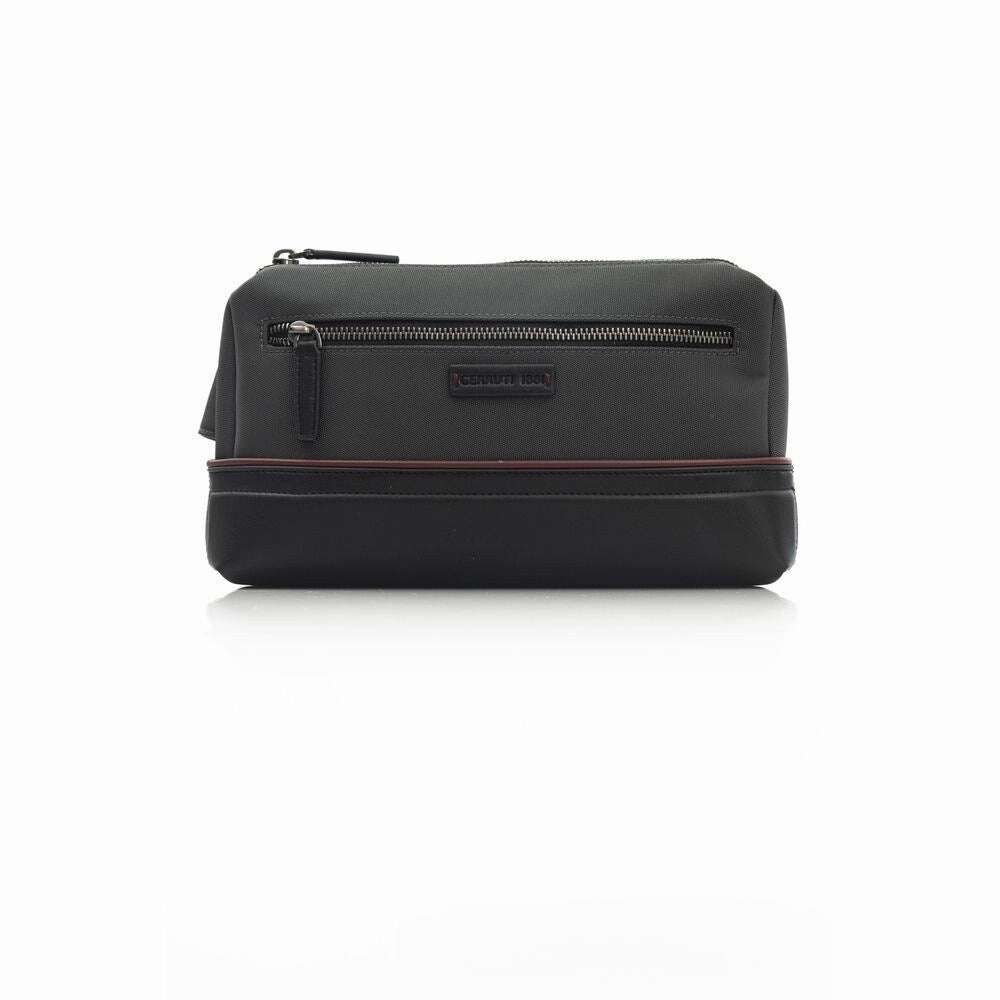 Cerruti 1881 Gray Nylon Men Men's Clutch