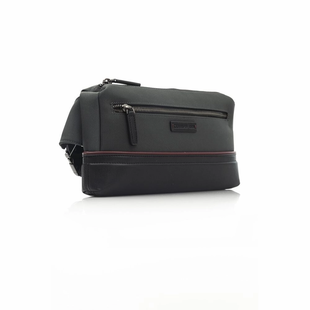 Cerruti 1881 Gray Nylon Men Men's Clutch