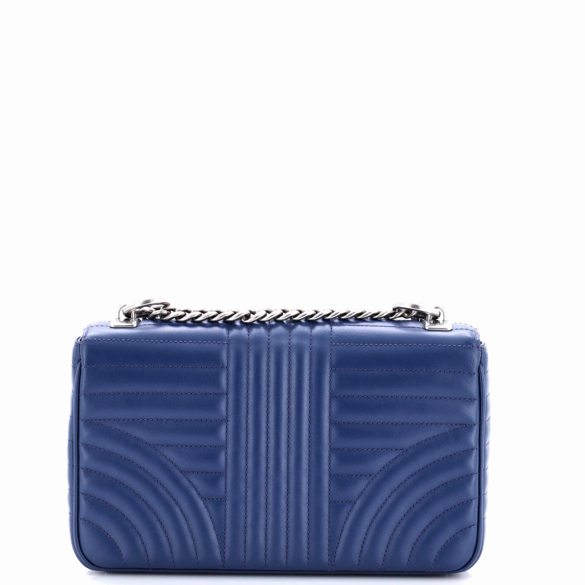Chain Flap Shoulder Bag Diagramme Quilted Leather Medium