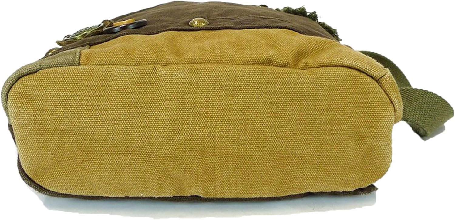 Chala Patch Cross-Body Women Handbag Dark Brown