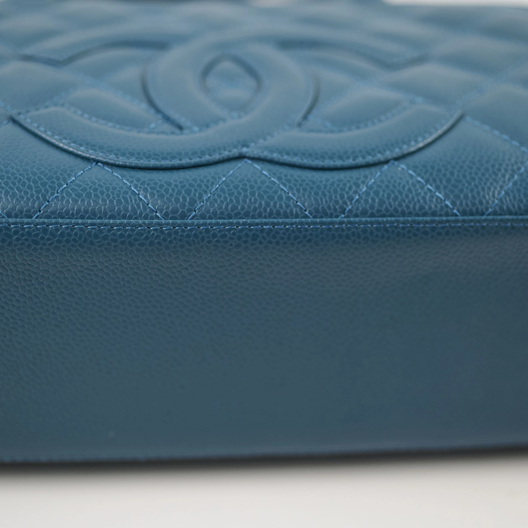Chanel Bowling Bag Caviar Blue