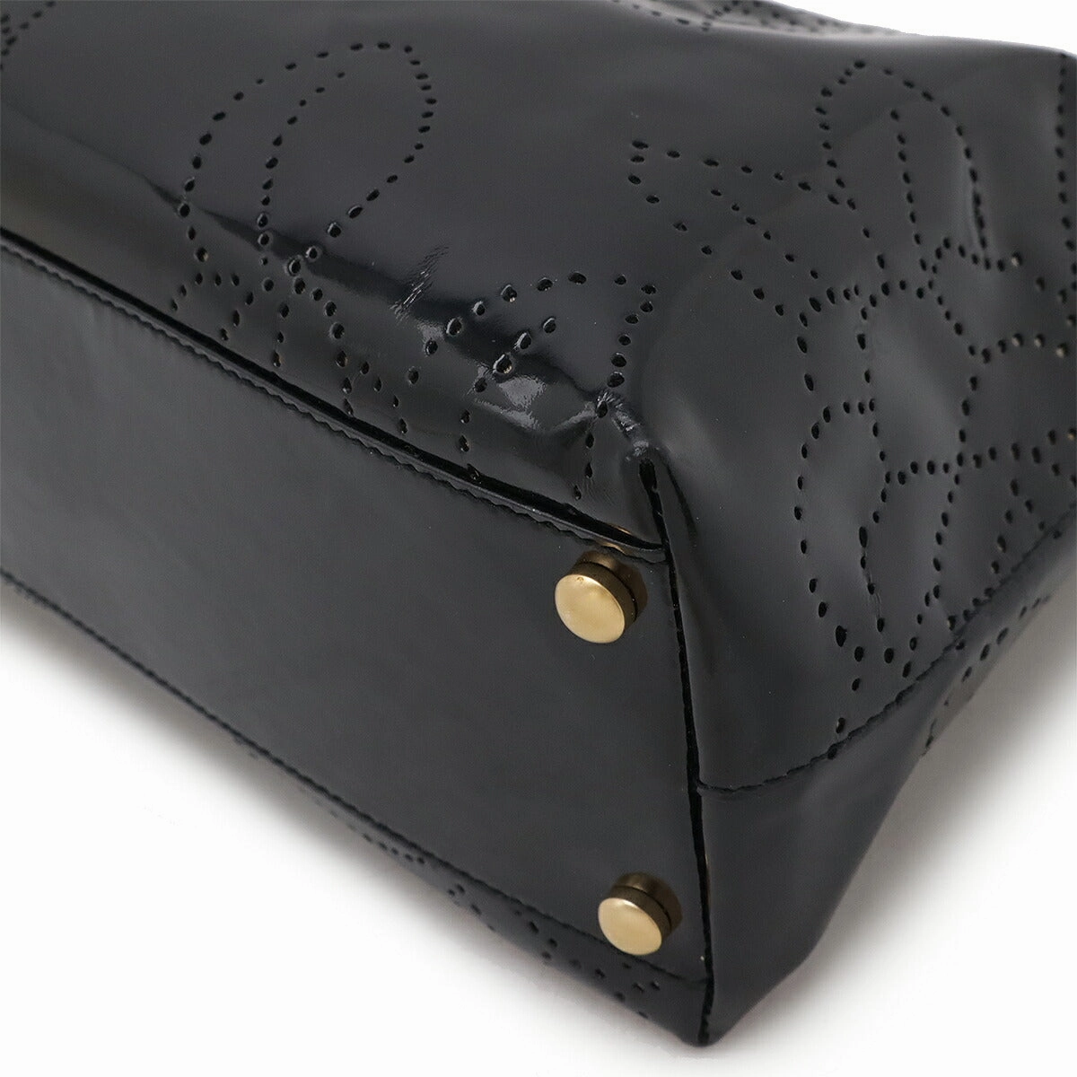 Chanel Camellia Patent Leather Shoulder Bag