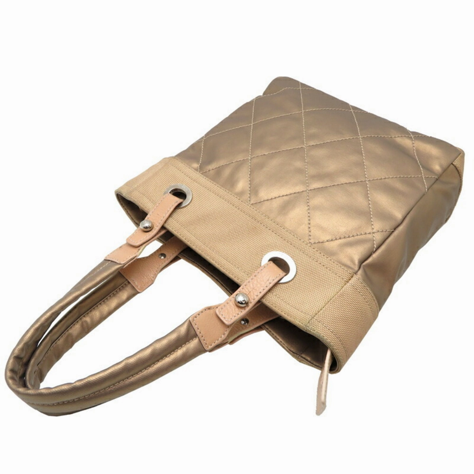 Chanel Canvas Pvc Tote Bag (Pre-Owned)