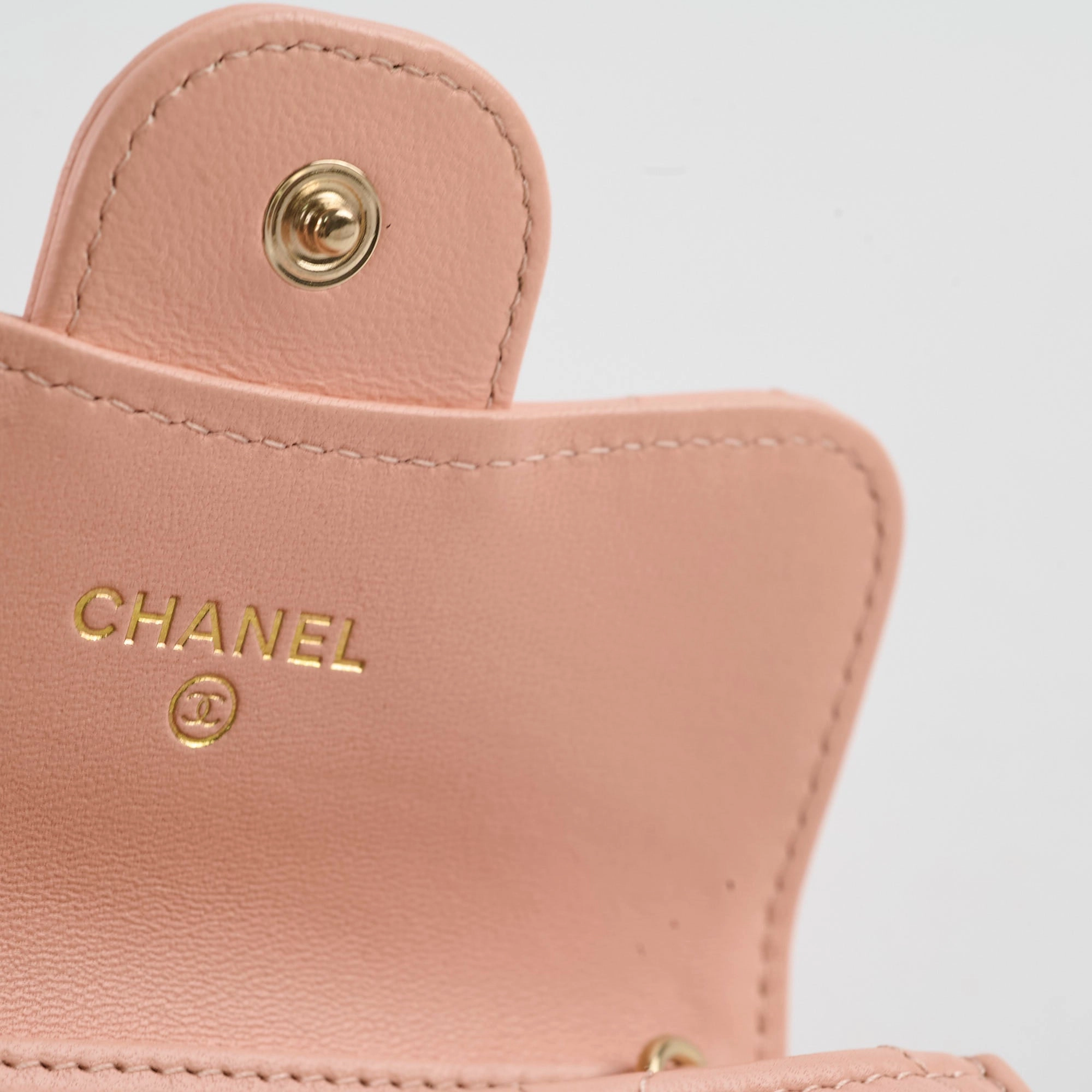 Chanel Card Holder On Chain Nude 31 Series