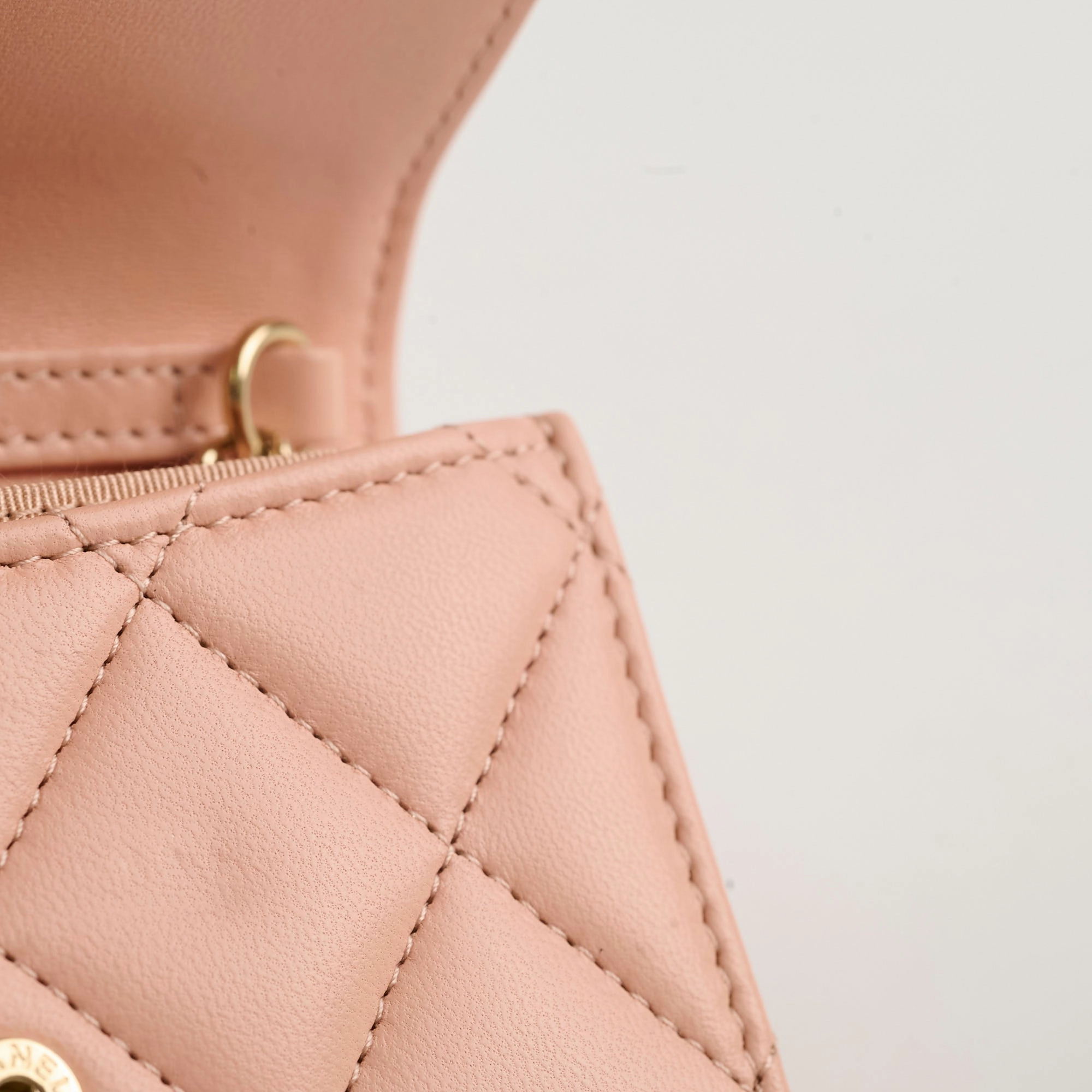 Chanel Card Holder On Chain Nude 31 Series