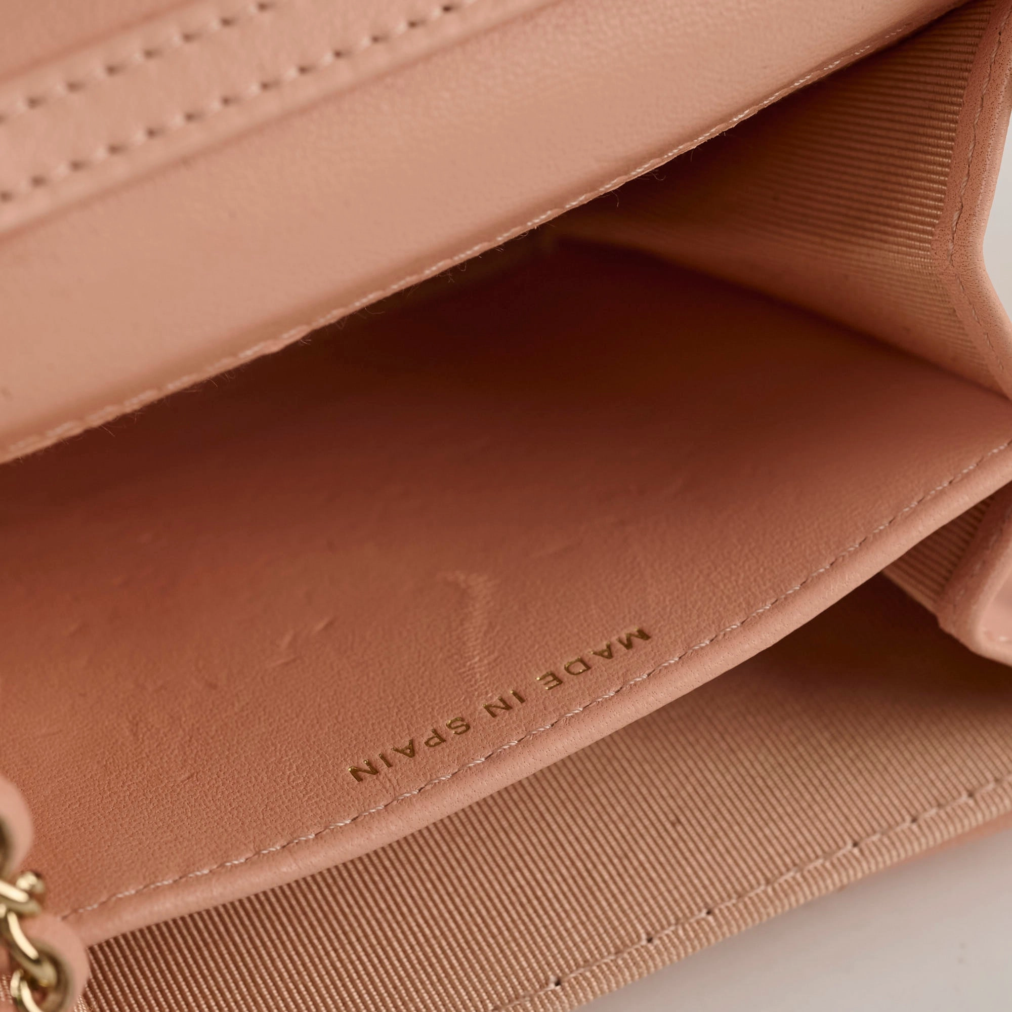 Chanel Card Holder On Chain Nude 31 Series