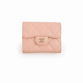 Chanel Card Holder On Chain Nude 31 Series