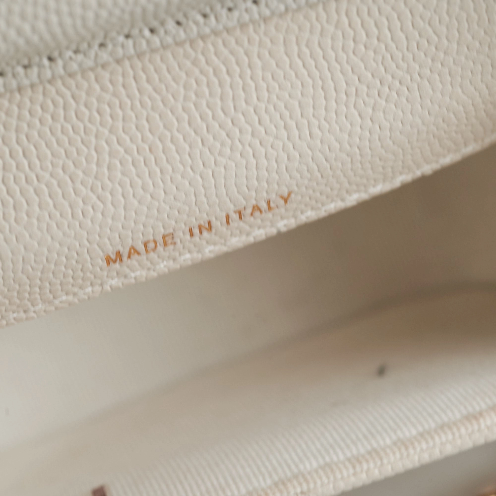 Chanel Caviar Microbag White