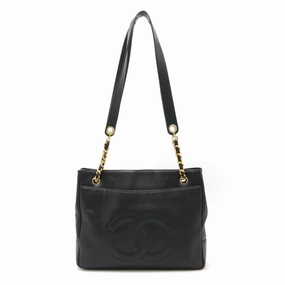 Chanel Caviar Skin Coco Mark Tote Bag